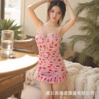 Floral Pink Padded Bodycon Mini Dress