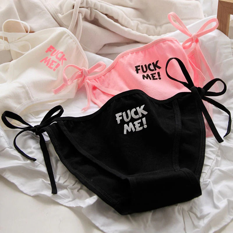 Cute Side-Tie Cotton Panty