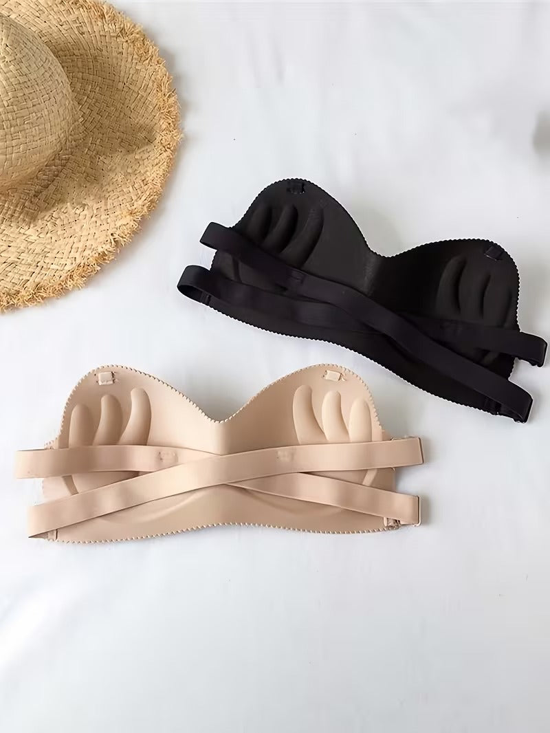 Luxury Strapless Push-Up Bra – Backless & Invisible Support