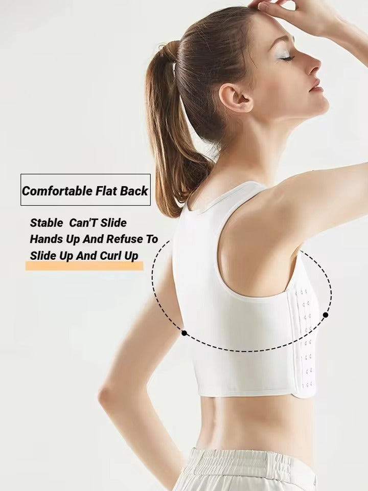 Chest Binder & Minimizer Bra – Full Coverage Compression Support