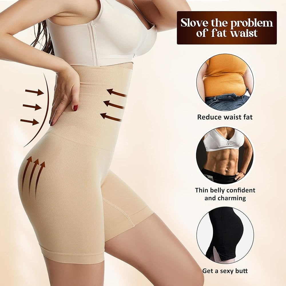 High Waist Tummy Control Body Shaper for Women | Seamless Shapewear Pant