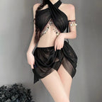 Scarlet Desire Halter Lingerie Set