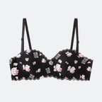 Cute Cartoon Strapless Bra Set – Soft & Seamless Comfort