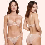 Scarlet Elegance Lace Lingerie Set
