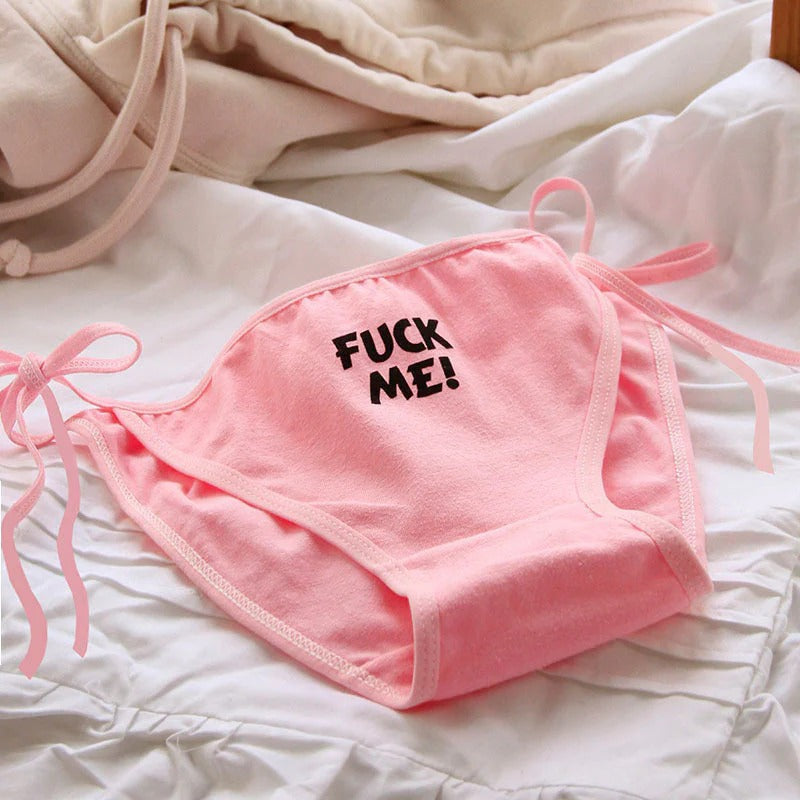 Cute Side-Tie Cotton Panty