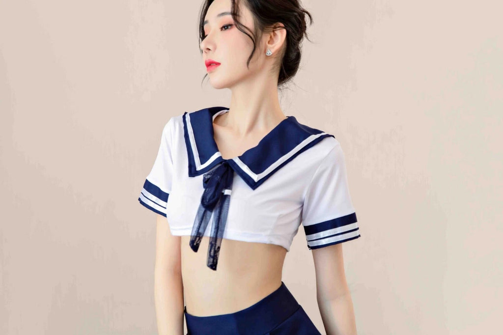 Sexy Japanese School Dress Set