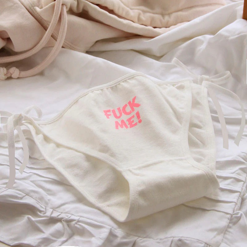 Cute Side-Tie Cotton Panty