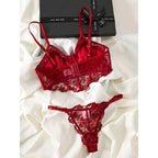 Luxury Floral Lace Lingerie Set