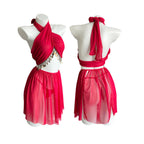 Scarlet Desire Halter Lingerie Set