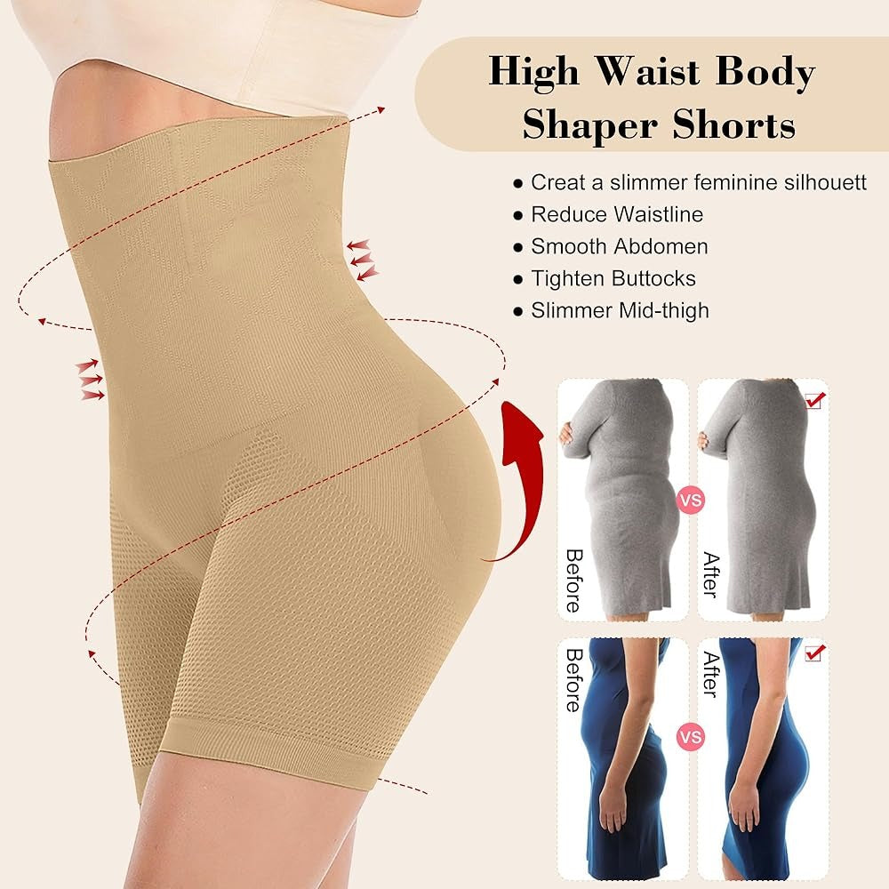 High Waist Tummy Control Body Shaper for Women | Seamless Shapewear Pant