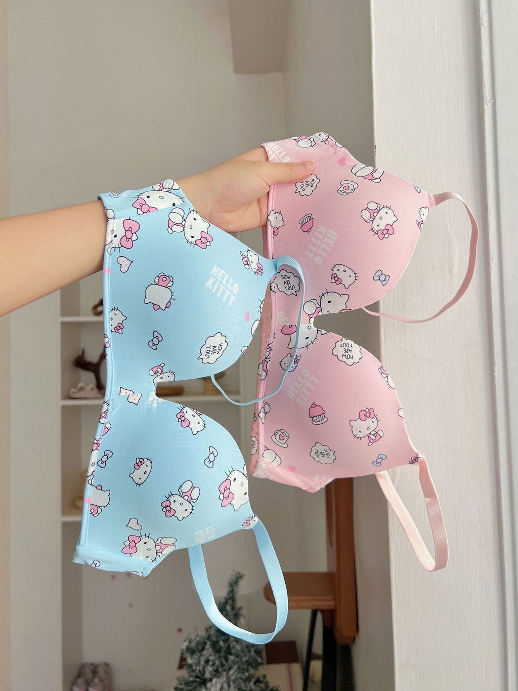 Cute Cartoon Printed Bra & Panty Set – Soft & Comfortable