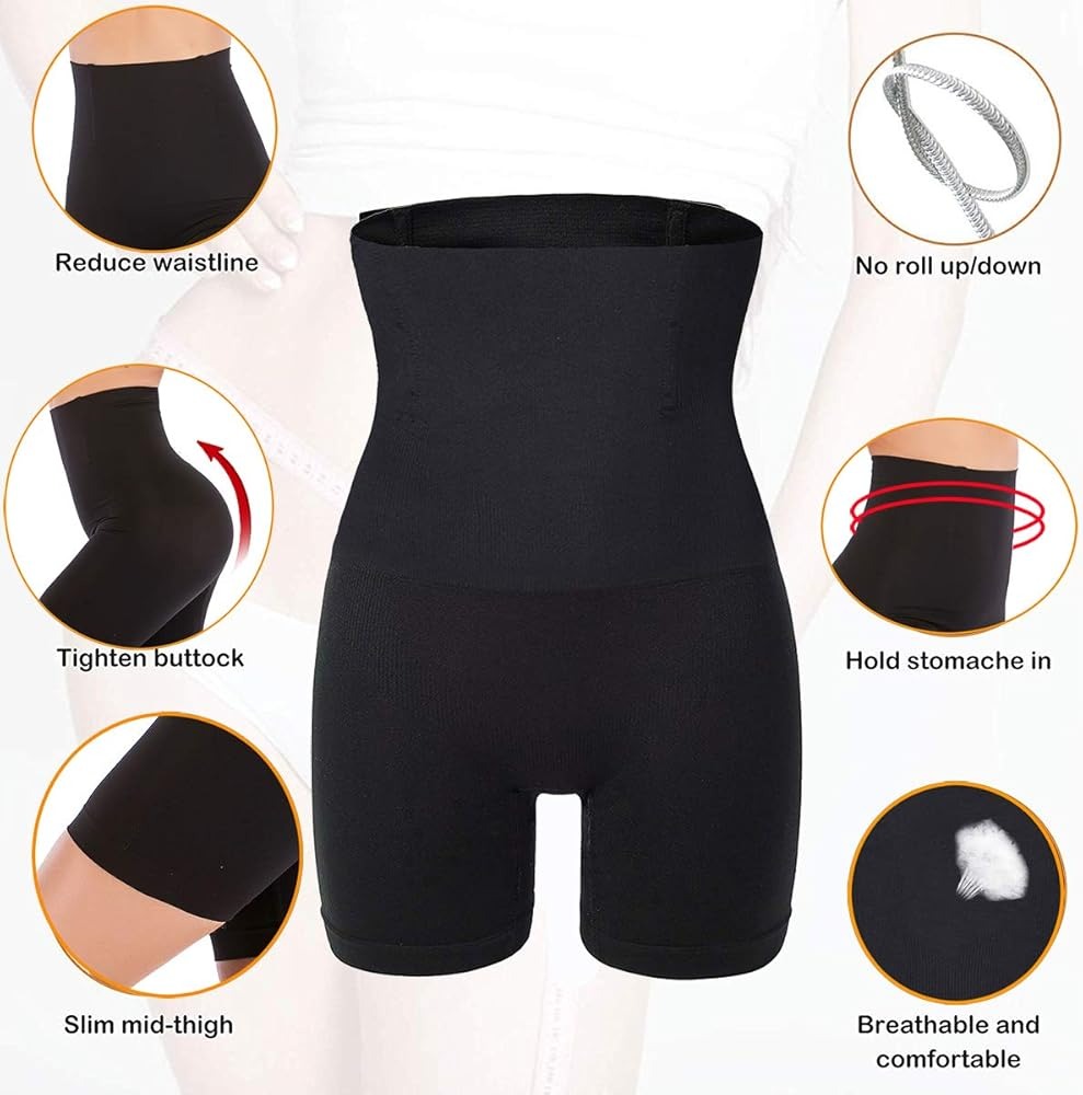 High Waist Tummy Control Body Shaper for Women | Seamless Shapewear Pant