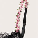Midnight Allure Sheer Lace Night Dress