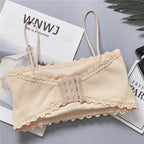 Rosy Ribbed Comfort Tube Bra