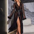 Luxury Satin Long Nightdress Robe