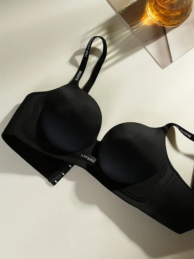 Seamless Full Coverage Wireless Bra – Soft Padded Everyday Comfort Bra