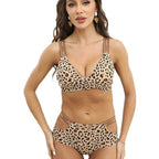 Wild Charm Leopard Print Lingerie Set