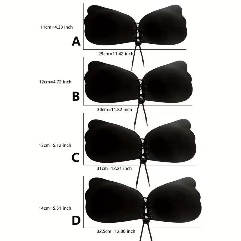 Adhesive Invisible Push-Up Bra – Strapless Bra