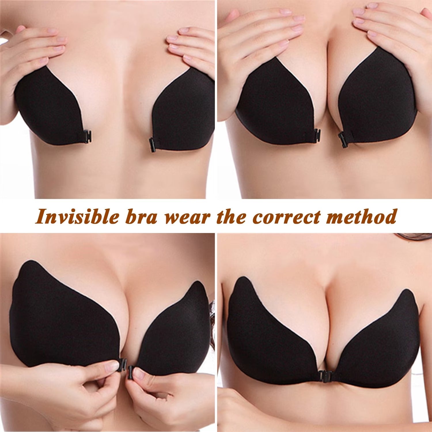 Adhesive Push-Up Bra | Invisible & Strapless Support