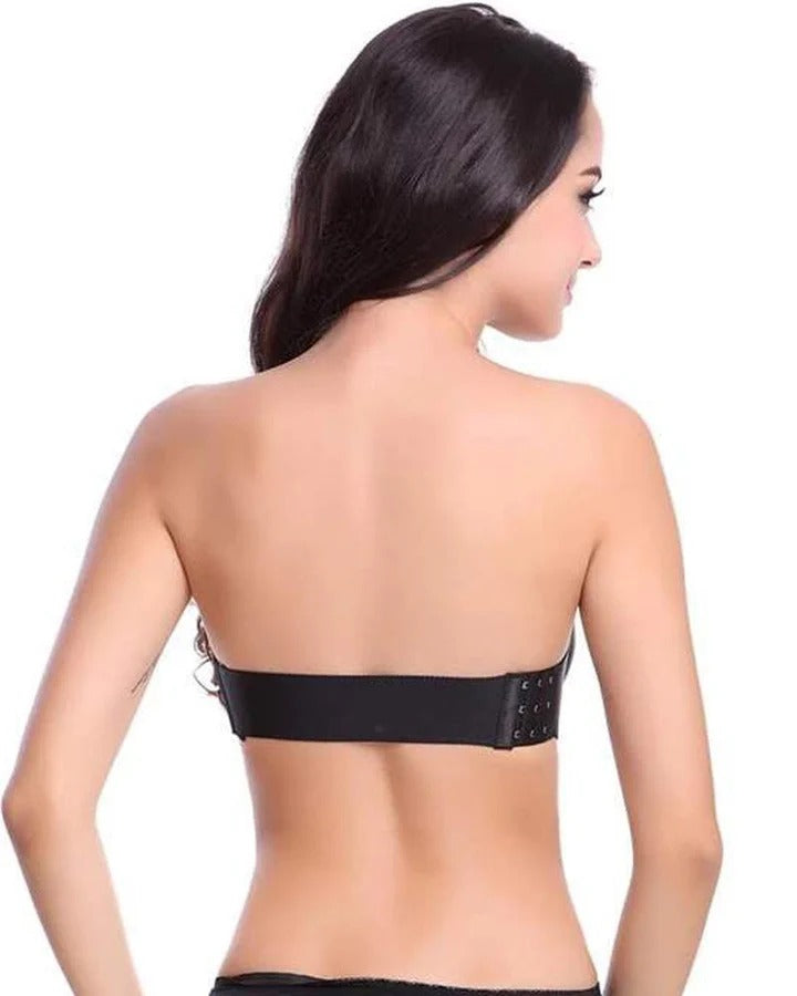 Seamless Strapless Push-Up Bra Set