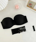 Seamless Strapless Push-Up Bra Set