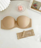 Seamless Strapless Push-Up Bra Set