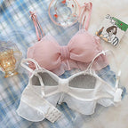 Midnight Elegance Ruffle Lingerie Set