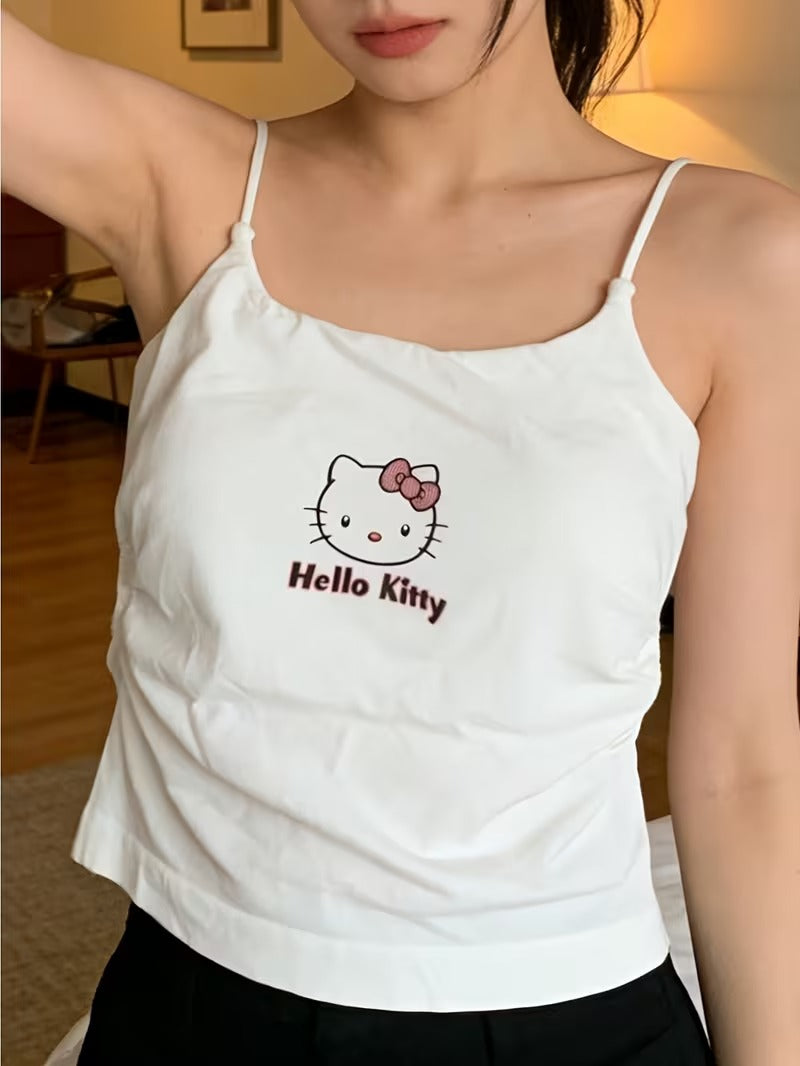 Hello Kitty Printed Tank Top for Women