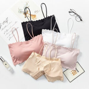 Pastel Wave Seamless Bralette